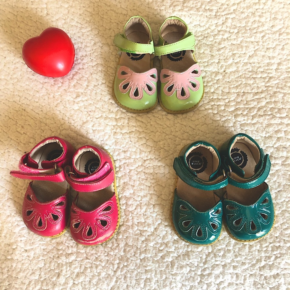 Livie & Luca size 4 toddler shoes bundle